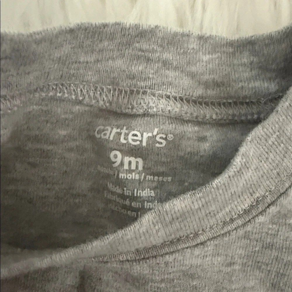Carter's Gray Backseat Driver Bodysuit